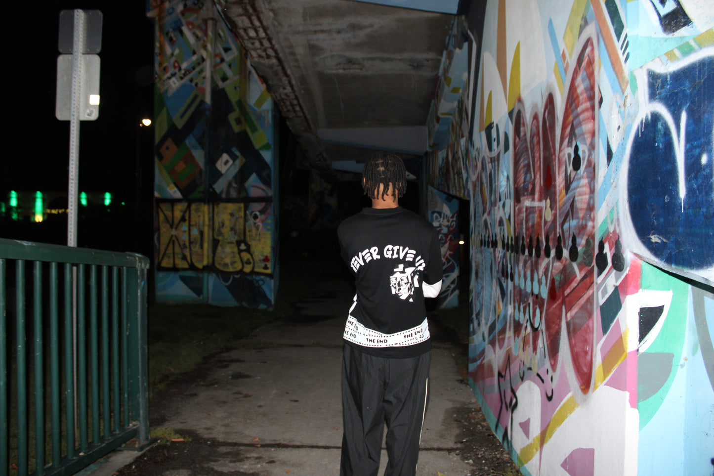 Mazier OverLay black & white T-shirt