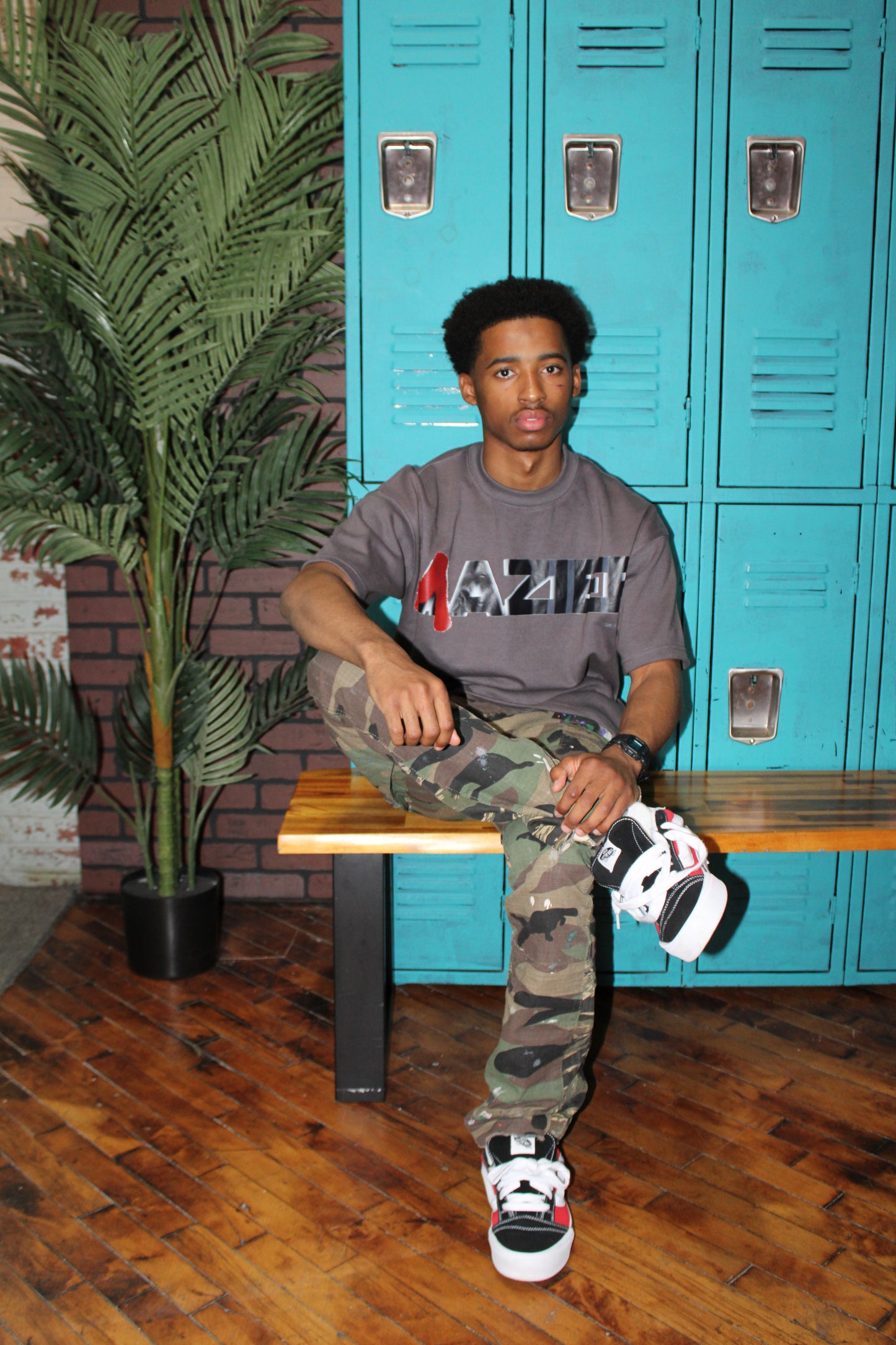 Charcoal grey mazier T-Shirts
