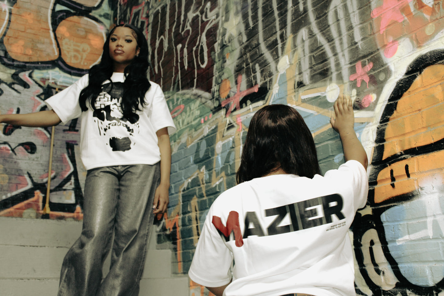 White skull Mazier T-Shirts