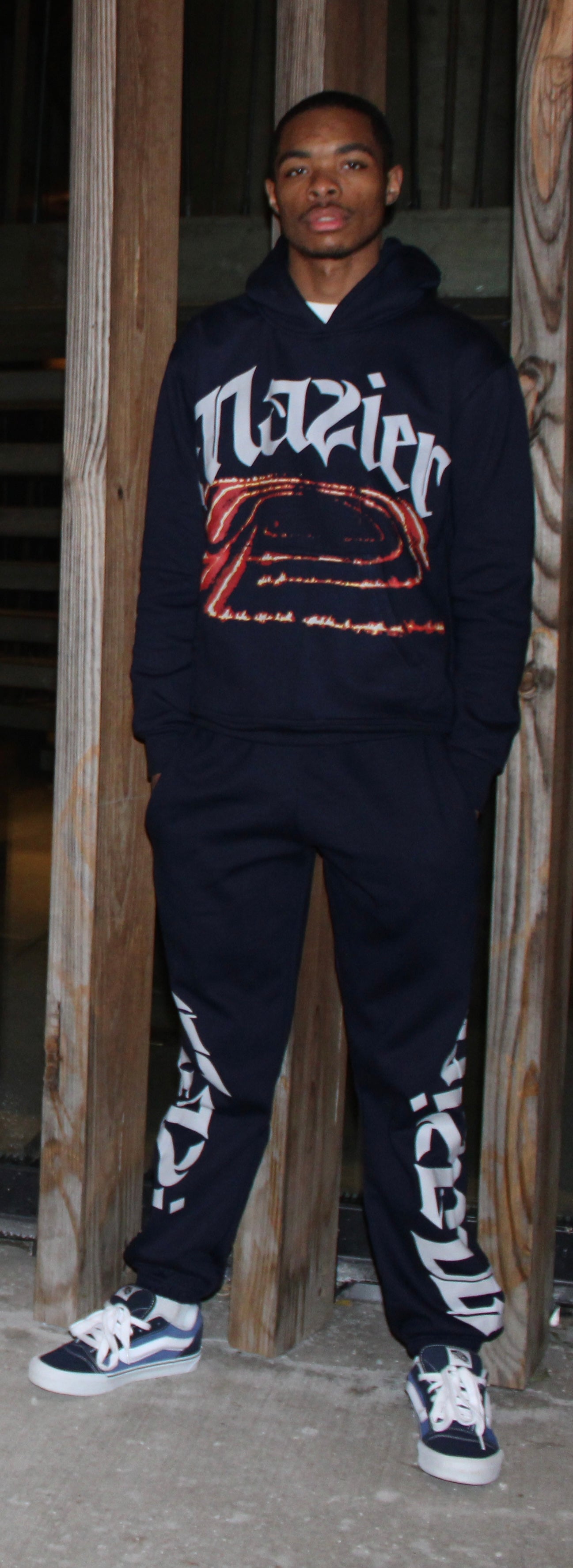 Mazier Navy Hoodie
